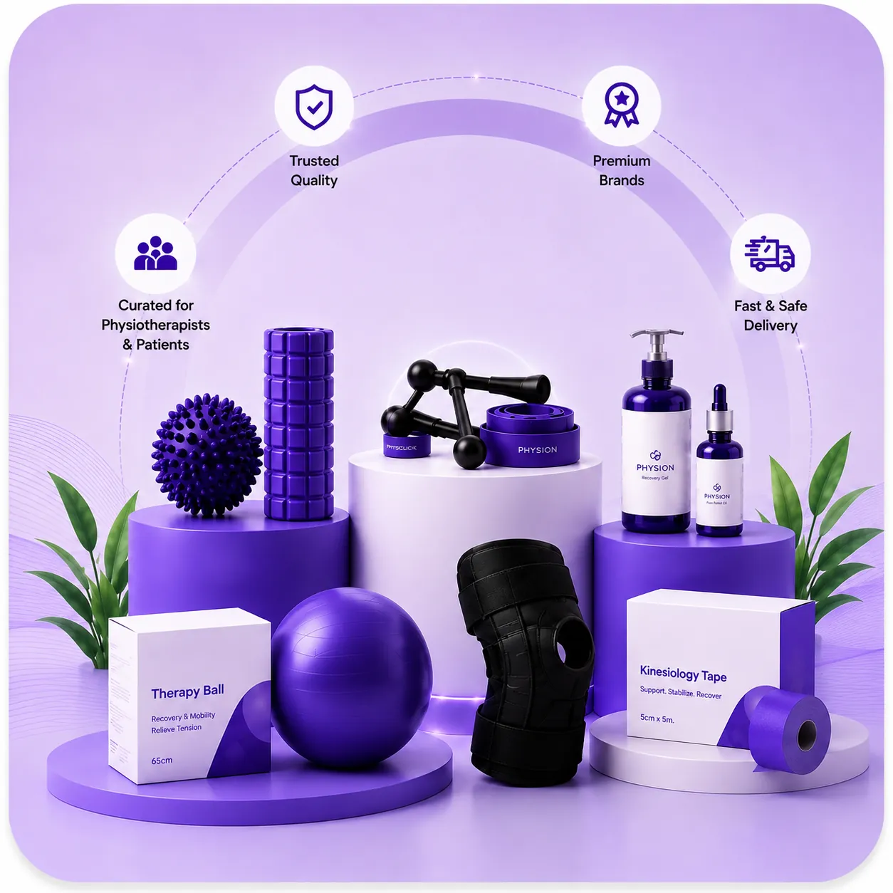 Premium physiotherapy products marketplace