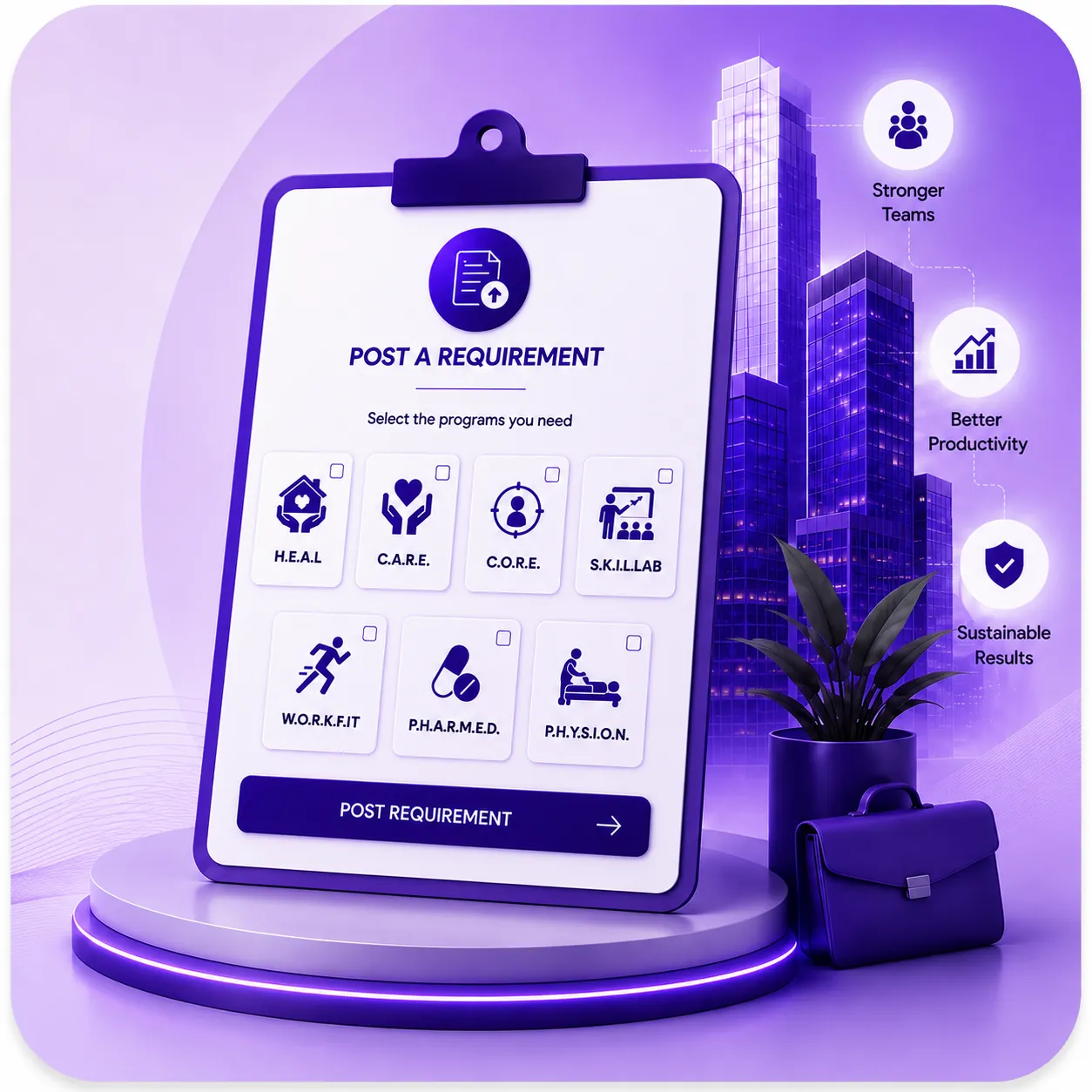 Corporate workplace wellness programs by Physion